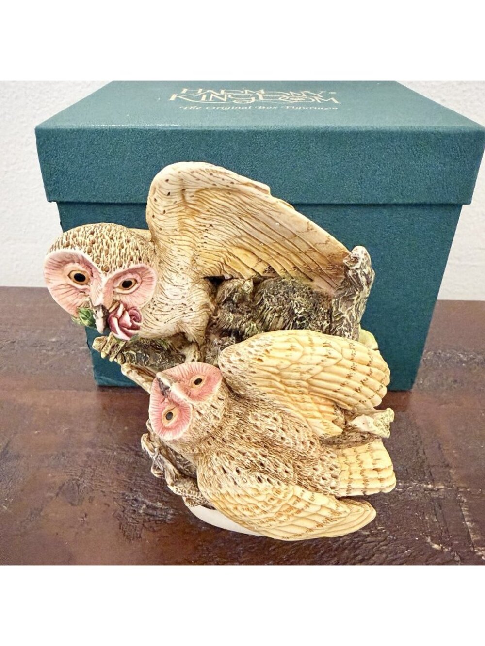 Harmony Kingdom Tender Is The Night Barn Owl Box Figurine TJSER99 W/ Box